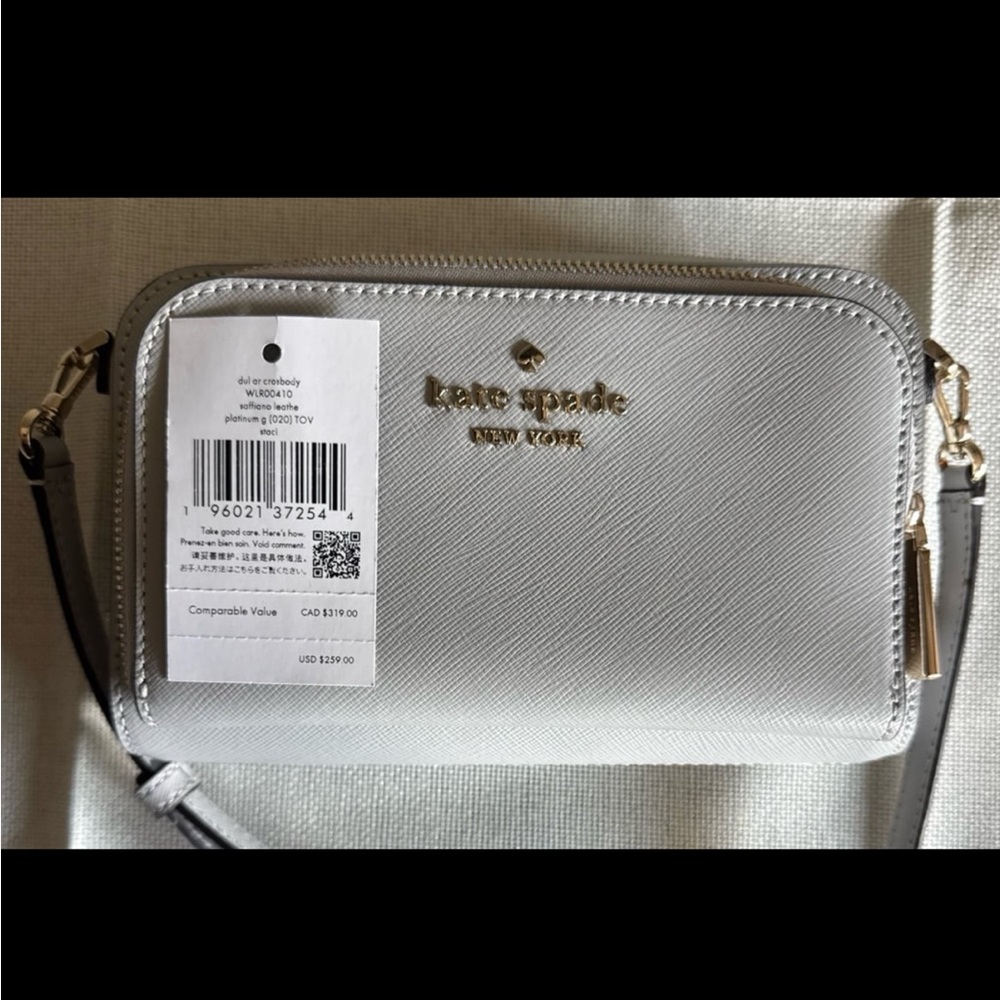 Kate Spade Platinum Staci Crossbody Bag